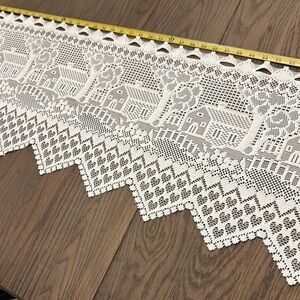 Valance 100% Polyester, 2 panels, same measurements 57” x 14